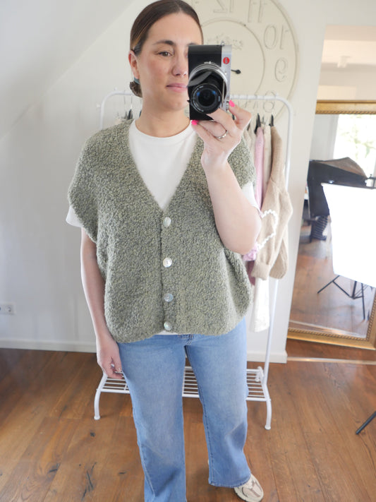LOOSE - FIT Weste Khaki - Bylillysophie