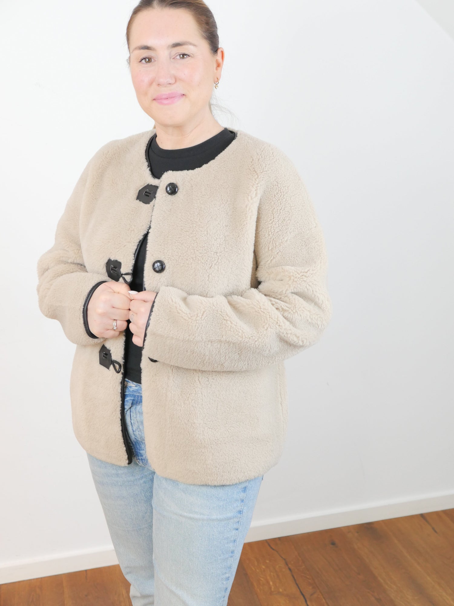 LOUISE Premium Teddy Shearling - Jacke - Bylillysophie.com⎢Mode & Accessoires