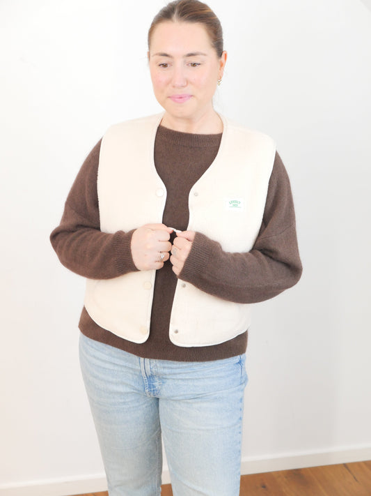 LOVELY Teddy Weste Creme - Bylillysophie.com⎢Mode & Accessoires