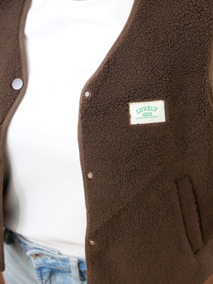 LOVELY Teddy Weste Schoko - Bylillysophie.com⎢Mode & Accessoires