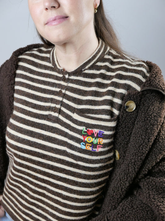 LYS Pullover Braun/Beige - Bylillysophie.com⎢Mode & Accessoires