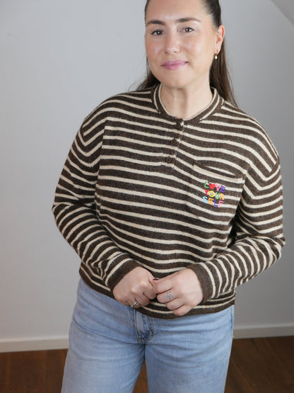 LYS Pullover Braun/Beige - Bylillysophie.com⎢Mode & Accessoires