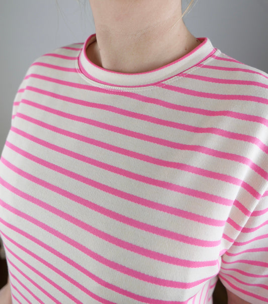 MAXINE Stripes Maxikleid Pink - Bylillysophie