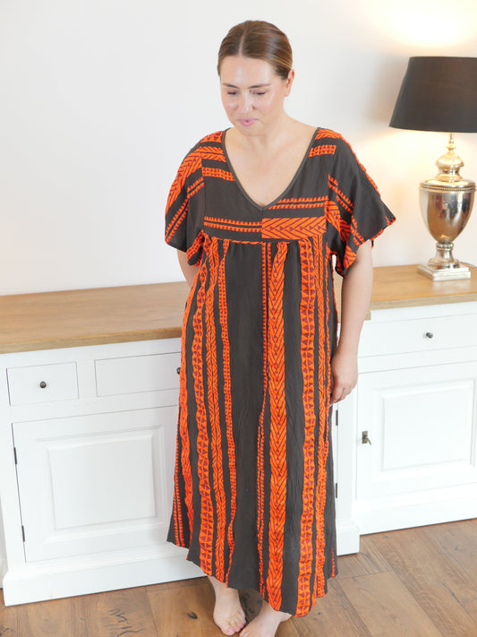 O Boho Schwarz/ Orange - Bylillysophie.com⎢Mode & Accessoires