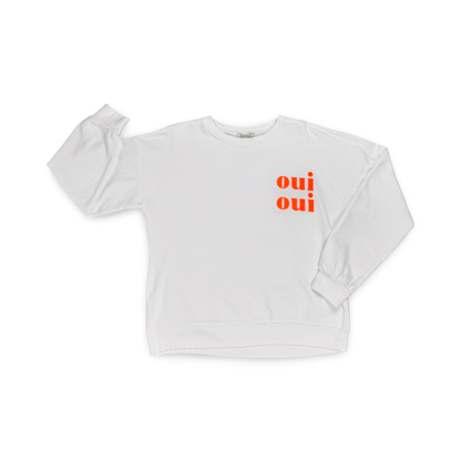 OUIOUI Pullover Weiss - Bylillysophie.com⎢Mode & Accessoires