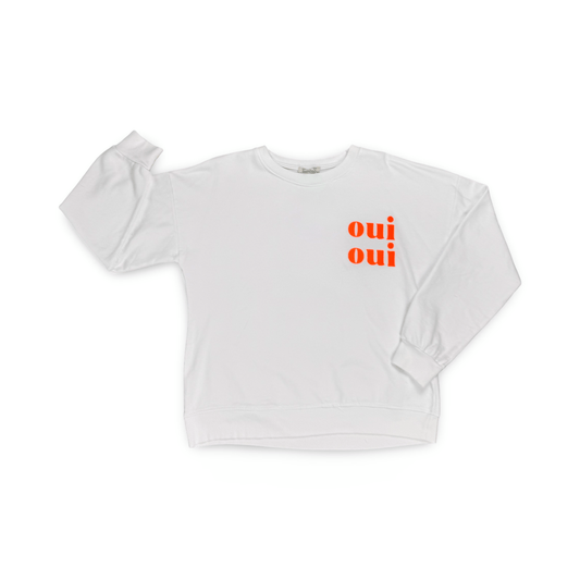 OUIOUI Pullover Weiss - Bylillysophie.com⎢Mode & Accessoires