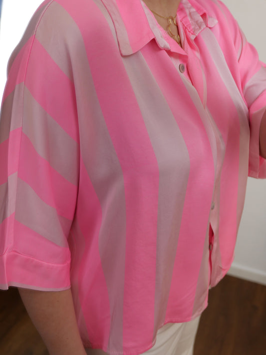 PINK Stripes Bluse - Bylillysophie