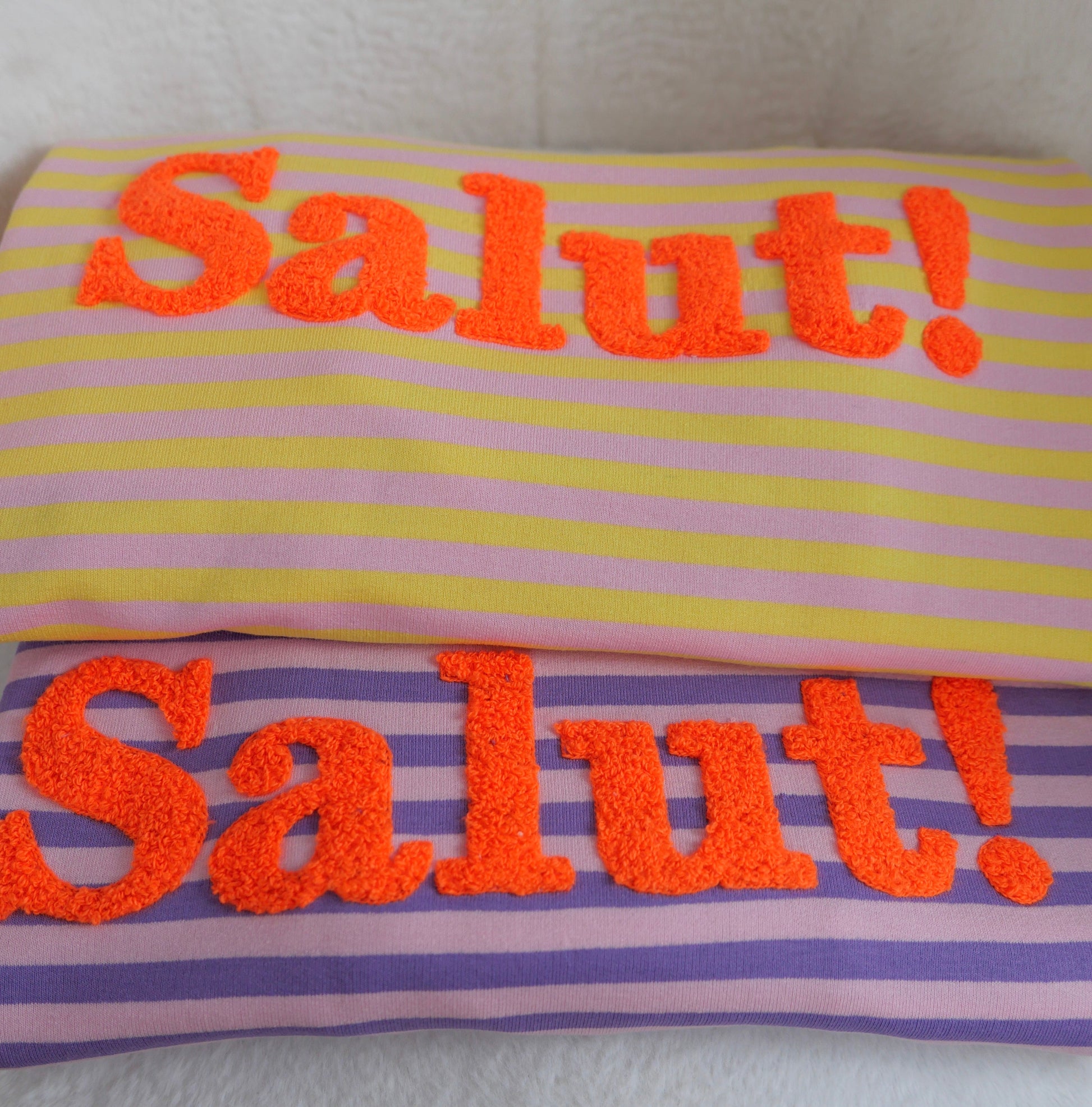 SALUT Kurzarm Sweater Gelb - Bylillysophie.com⎢Mode & Accessoires