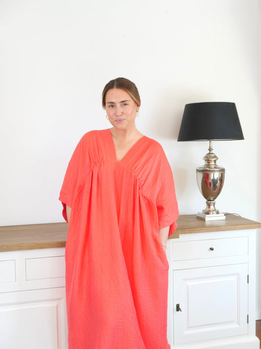 SOLINA Oversize Kleid Coral - Bylillysophie.com⎢Mode & Accessoires