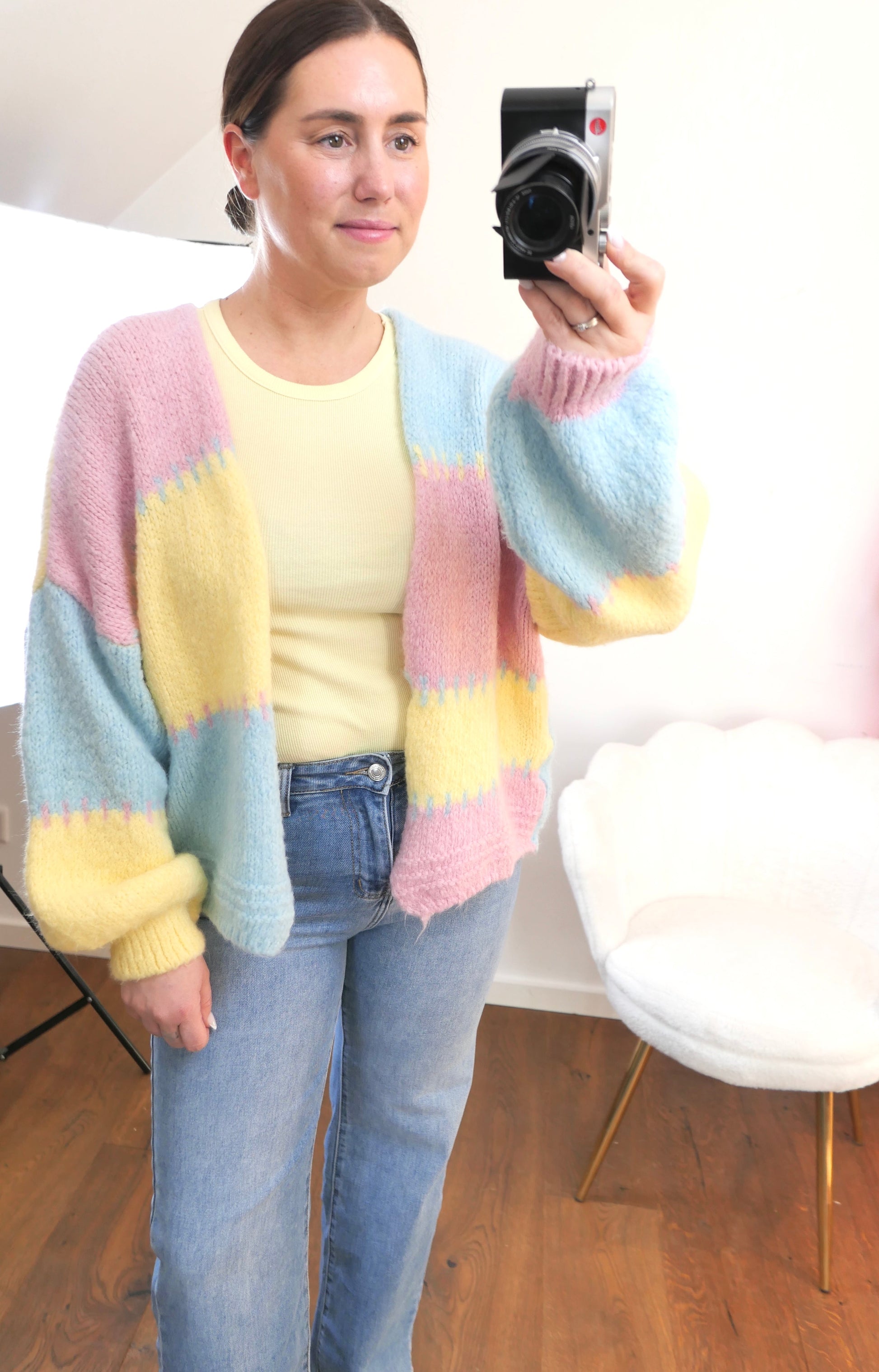 SPRING Cardigan Gelb - Bylillysophie
