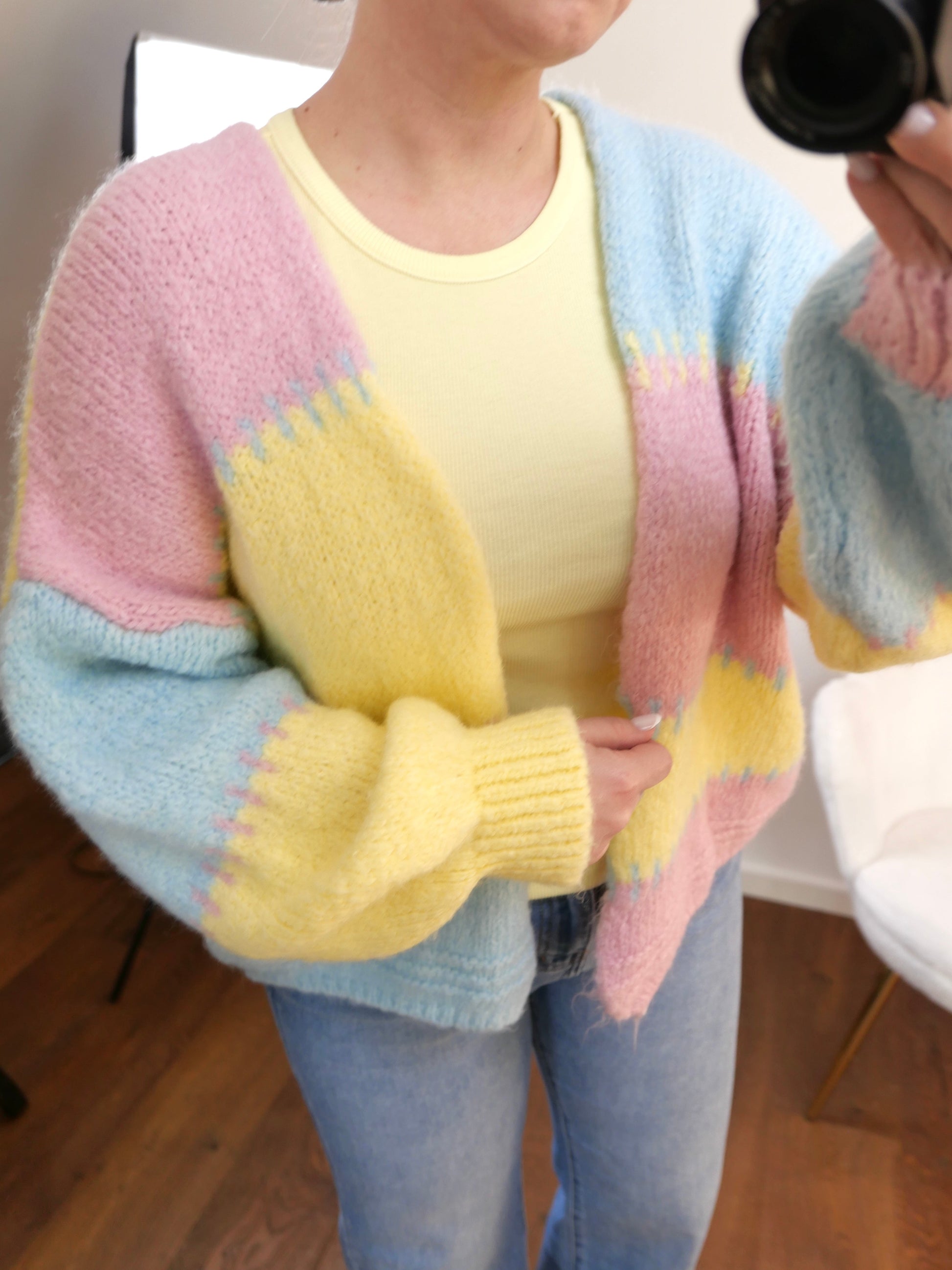 SPRING Cardigan Gelb - Bylillysophie