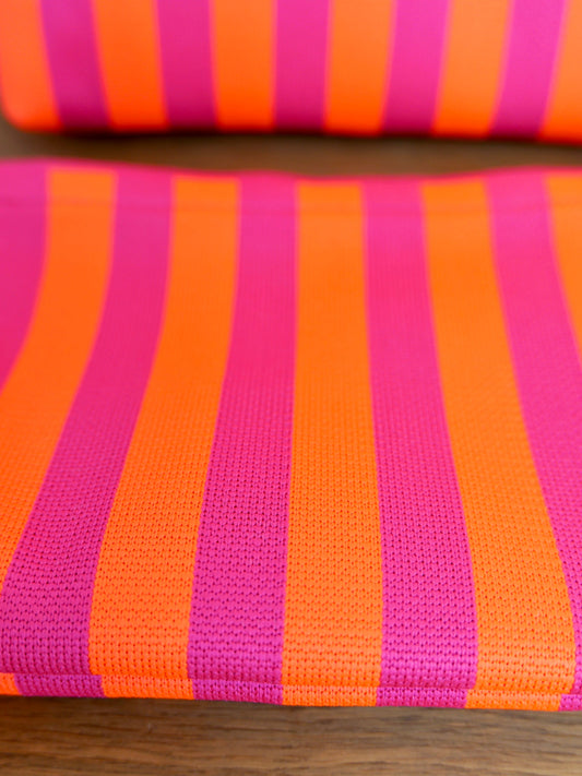 Sunset Stripes Clutch Orange/Pink - Bylillysophie.com⎢Mode & Accessoires