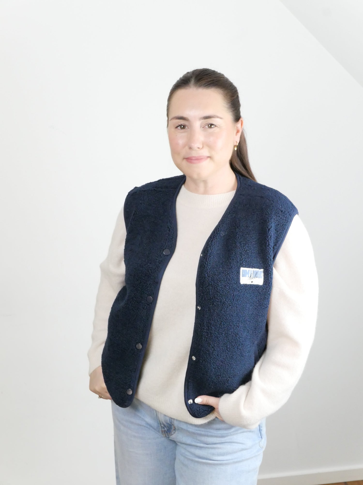 TED Teddy Weste Nachtblau - Bylillysophie.com⎢Mode & Accessoires