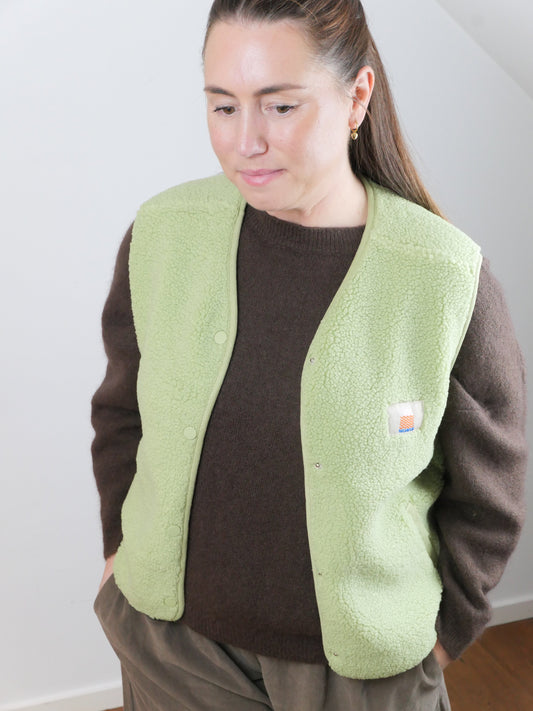 TED Teddy Weste Pistachio - Bylillysophie.com⎢Mode & Accessoires
