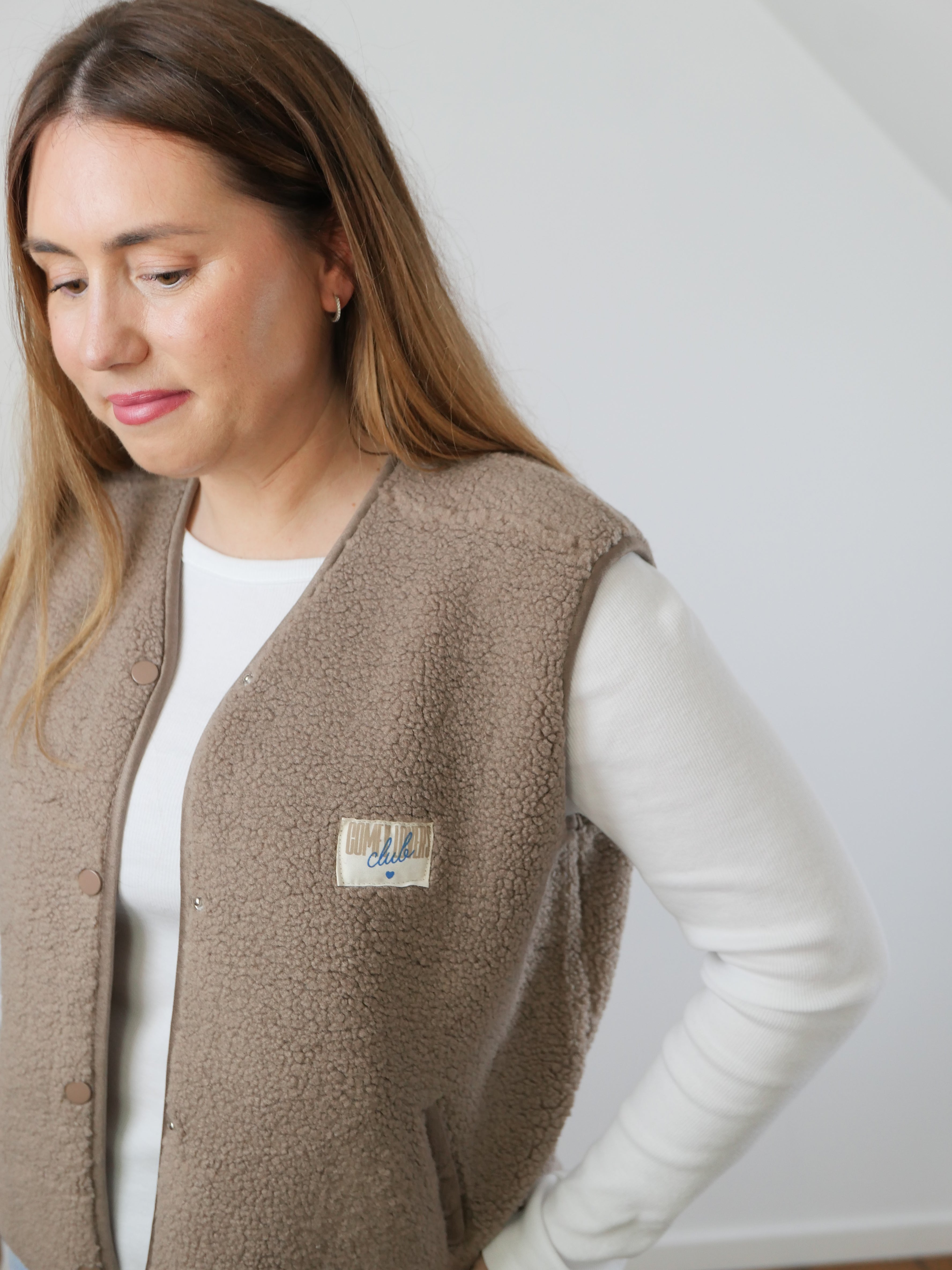 Ted Teddy Weste Taupe - Bylillysophie.com⎢Mode & Accessoires