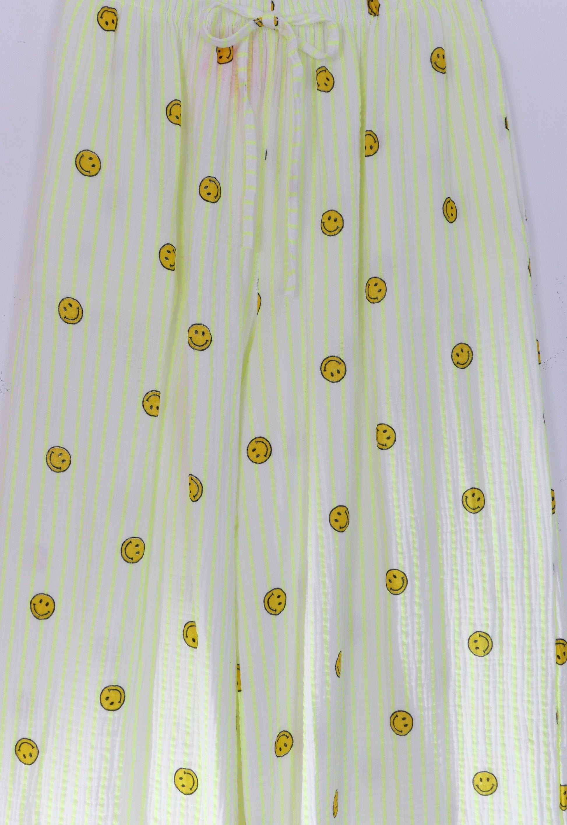 THE HAPPY STRIPES Musselin Hose Gelb - Bylillysophie