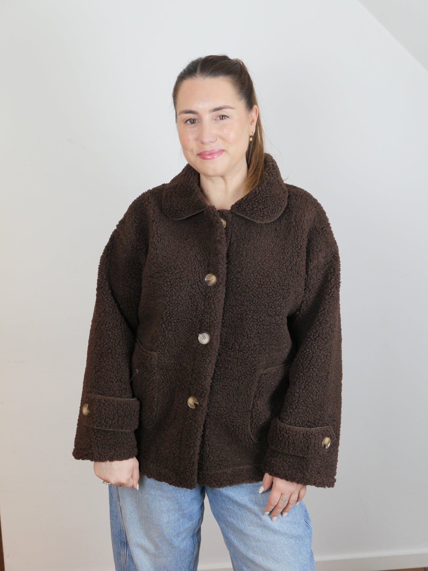 TILDA Teddy - Jacke Schokobraun - Bylillysophie.com⎢Mode & Accessoires