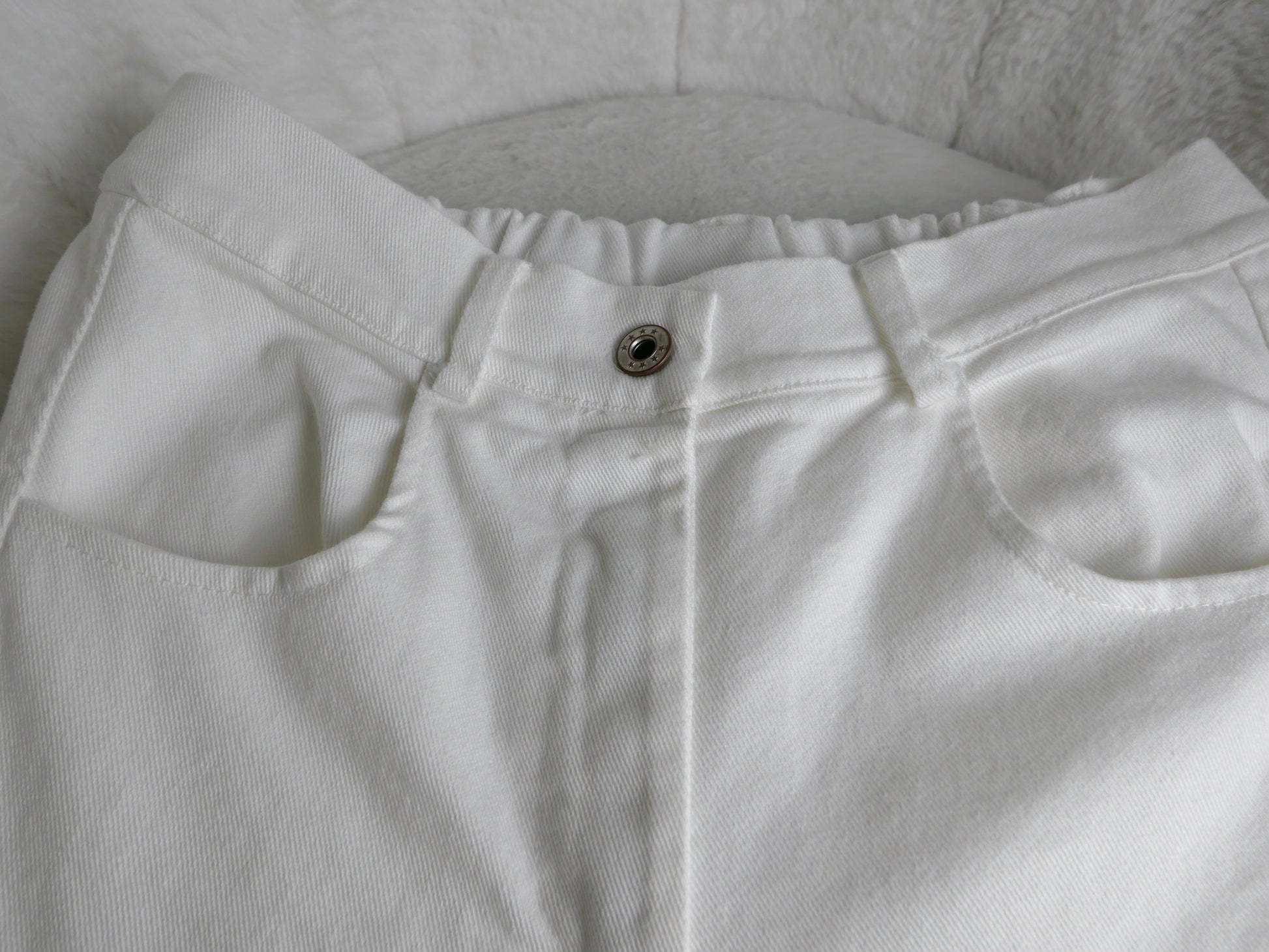 WHITE Jeans 7/8 Weiss - Bylillysophie